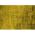 thumbnail image 1 of Ahgly Company Machine Washable Indoor Rectangle Oriental Yellow Industrial Area Rugs, 7' x 10', 1 of 4