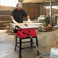thumbnail image 2 of 1800W 10-Inch Professional Table Saw, 5000RPM Portable Jobside Table Saw with Stand & Push Stick for Woodworking Projects, Red, 2 of 7