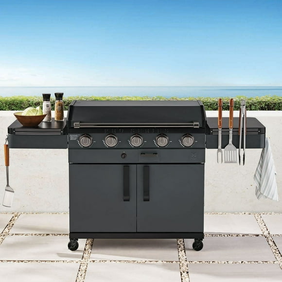 Member's Mark Pro Series 5-Burner Black Gas Griddle