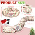 thumbnail image 3 of Cama túnel de Navidad para gatos con falda de árbol de Navidad de 3 pies x 3 pies x 10 pulgadas debajo del árbol de Navidad túnel para gatos color ver, 3 of 7