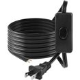 Lamp Power Cord with On/Off Switch 3A/120V, UL Certified Lamp Wire with