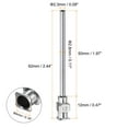 thumbnail image 2 of Uxcell 10 piezas de agujas de acero inoxidable de 12G, tubo de aguja de pegamento de 2 pulgadas con punta roma, 2 of 7