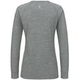 thumbnail image 3 of Little Donkey Andy Women's Wool Base Layer,Lightweight Thermal Underwear Tops Winter Long Sleeve shirts, Quick Dry Wicking (Grey M), 3 of 7