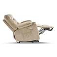 thumbnail image 5 of MCombo Power Lift Recliner Chair with Extended Footrest, USB Port for Elderly Seniors, Fabric(Beige), 5 of 9
