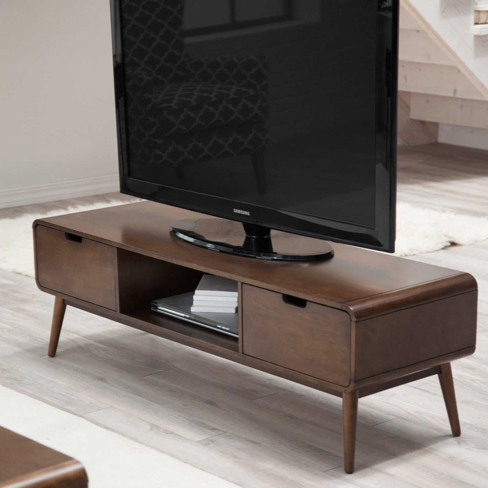 Belham Living Carter Mid Century Modern Tv Stand