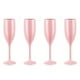 thumbnail image 1 of Bewildely 4 copas de cristal reutilizables para alimentario, resistentes a roturas, ideales para cócteles, bodas, fiestas y reuniones. Barra de herramientas rosa, 1 of 6