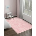 thumbnail image 3 of Unique Loom Whimsy Kids Collection Area Rug - Safari Animals (2' 2" x 2' 11" Rectangle Pink/Ivory) Perfect For Kids Bed Room/Nursery Room/Living Room/Class Room/Play Room, 3 of 6