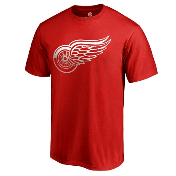Men's Red Detroit Red Wings Gradient Logo T-Shirt