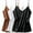 Black/White/Khaki, variant on Ekouaer 3 Pack: Womens Silk Satin Tank Top V Neck Camisole Cami Spaghetti Strap Top Loose Sleeveless Blouses Tank Shirt