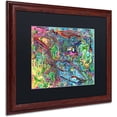 thumbnail image 2 of Trademark Fine Art "One Bird Sings" Canvas Art by Josh Byer, Black Matte, Wood Frame, 2 of 4