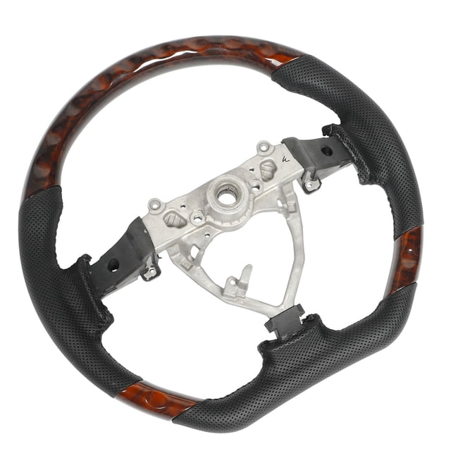 Volant en Forme de D Fond Plat Design Perforé en Cuir Hydro Dip pour FJ 2007 à 2017 - Volants Réinscriptibles