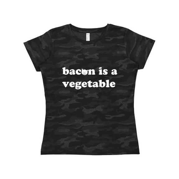 Inktastic Bacon Is A Vegetable Women's T-Shirt