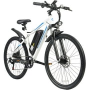 Wheelspeed 27.5" Electric Bike, 500W Motor Electric Bicycle for Adults, 91km Range & 32km/h Electric Mountain Bike with Lockable Suspension, Shimano 7-Speed Commuter E-Bike