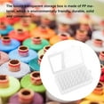 thumbnail image 5 of serony Sewing Thread Box 42 Spools Large Capacity Plastic Storage Empty Embroidery Cross-stitch Dust-proof Container Accessories Clear, 5 of 5