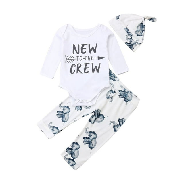 Ensembles de Vêtements d'Automne en Coton pour Bébé Garçon Unisexe