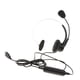 thumbnail image 1 of Auriculares USB Monoaurales con Cable Y para Centro de Llamadas con Micrófono para Computadora PC, 1 of 2