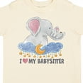 thumbnail image 4 of Inktastic I Love My Babysitter Elephant Family Boys or Girls Toddler T-Shirt, 4 of 5