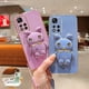 thumbnail image 3 of Funda con soporte plegable de conejo para Samsung Galaxy, carcasa con revestimiento para teléfono Samsung Galaxy S21, S20 FE, Note 20, 10 Pro, S23, S22 Ultra, S10 Plus Lite, 3 of 4