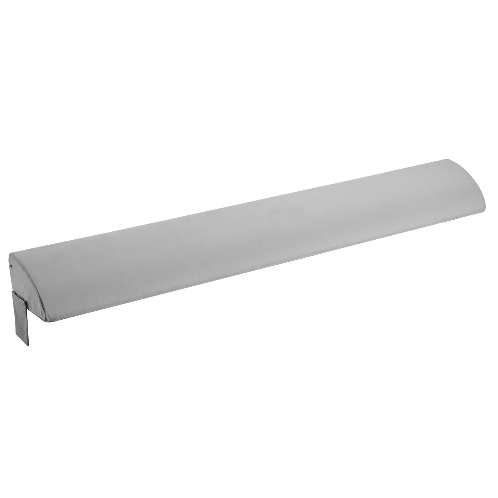 KFFKFF King Size Bed Wedge Pillow, 72"x10"x6" Gap Filler for Headboard, Adjustable Foam Pillow to Fill 0-7" Gap Between Mattress and Headboard, Includes Side Pocket, Gray
