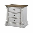 thumbnail image 2 of Acme York Shire Nightstand  in Antique White & Dark Charcoal, 2 of 3