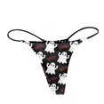 thumbnail image 2 of Ropa interior Mujer Gibobby algodón Calzoncillos sexys Low Rise T Back G String blanco L, 2 of 5