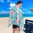 thumbnail image 5 of GZHJMY Handwritten Floral Beach Towel Quick Dry Absorbent Bath Towels Sandproof Lightweight Towel for Gym Yoga Sports Swimming - 31x71in Bath Towels, 5 of 7