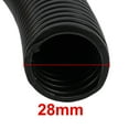 thumbnail image 2 of Plastic Flexible Corrugated Conduit Pipe 28mm OD 1.5 Meter Length Black, 2 of 4