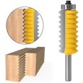 thumbnail image 1 of Brocas en "V" de Panel elevado con vástago de 8mm, cortador de pegamento para juntas, para madera, espiga, carpintería, cono, fresadora, espiga, tamaño de la máquina: 8X19X54, 1 of 8