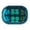 C, variant on Travel Pill Organizer, Weekly Pill Box, Portable Pill Dispenser, Large Daily Pill Case for Vitamin, Medicine, Fish Oil/Supplements Flip Design 8 Compartments (C)