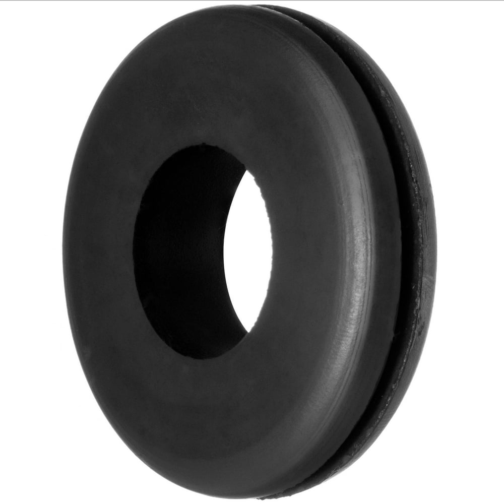 BunaN Rubber PushIn Grommet for 7/8" Hole ID and 1/8" Edge Thickness 5/8" ID Pack of 25