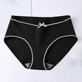 thumbnail image 2 of GigrtiJin High-Waisted Ribbed Briefs for Women Seamless Hipster Underwear Stretchy Panties, 2 of 7
