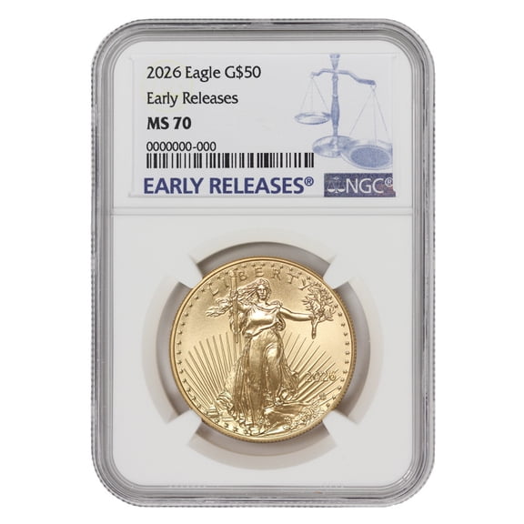 2026 $50 Gold Eagle NGC MS70 Early Releases U.S. Mint Coin