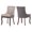 Beige+Black, variant on Bocarali Home Contemporary fabric Dining Side Chairs,Bronze nail head, Leopard Print (Set of 2)