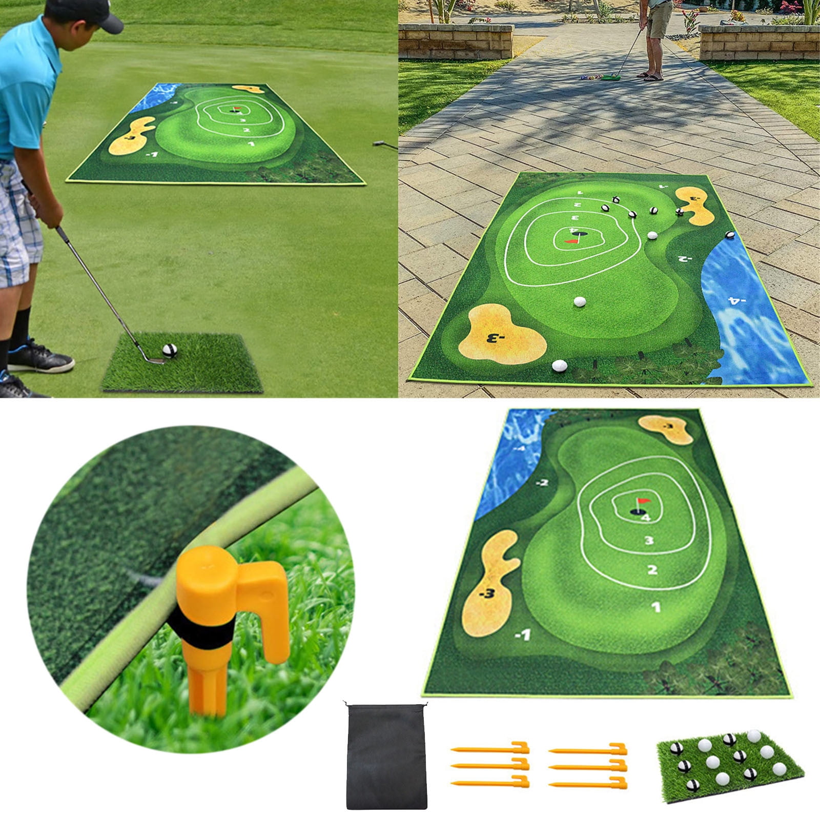 The Casual Golf Game Set, Golf Hitting Mats, Golf Game Mat Golf
