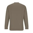 thumbnail image 3 of cocolona Mens Crewneck Sweatshirts Fall Casual Loose Long Sleeve Shirts Trendy Comfy Solid Color Pullover Tops, 3 of 7