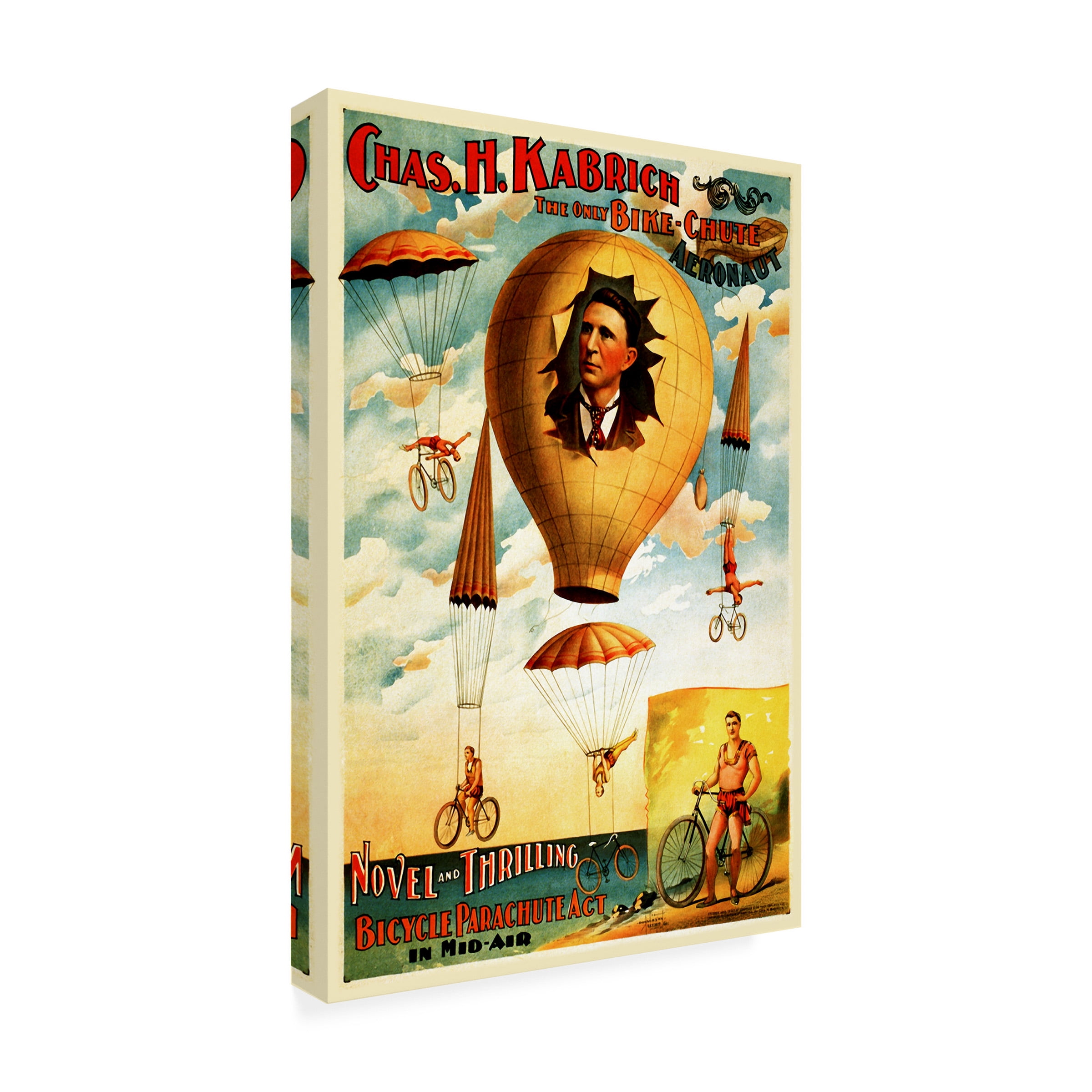 Trademark Fine Art 'Circus 1882' Canvas Art by Vintage Lavoie