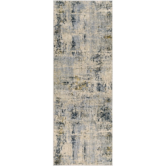 Hauteloom Montreat Hallway, Kitchen Runner Rug - Beige, Green, Gray - 2'7" x 10'
