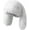White, variant on Furry Beanie Bunny Ears Hat Fluffy Warm Hat Plush Slouchy Beanies for Indoor and Outdoor