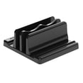 thumbnail image 2 of KAKOWELY Support de magazine Version Dock Support Vertical pour Ordinateur Portable Double Support de Bureau avec Dock Réglable Repose-Livre pour Lecture Organisateur de Bureau Rack6.3"X5.91"X2.36 Pouces, 2 of 5