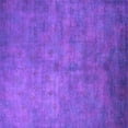 thumbnail image 1 of Ahgly Company Indoor Square Oriental Purple Industrial Area Rugs, 6' Square, 1 of 4