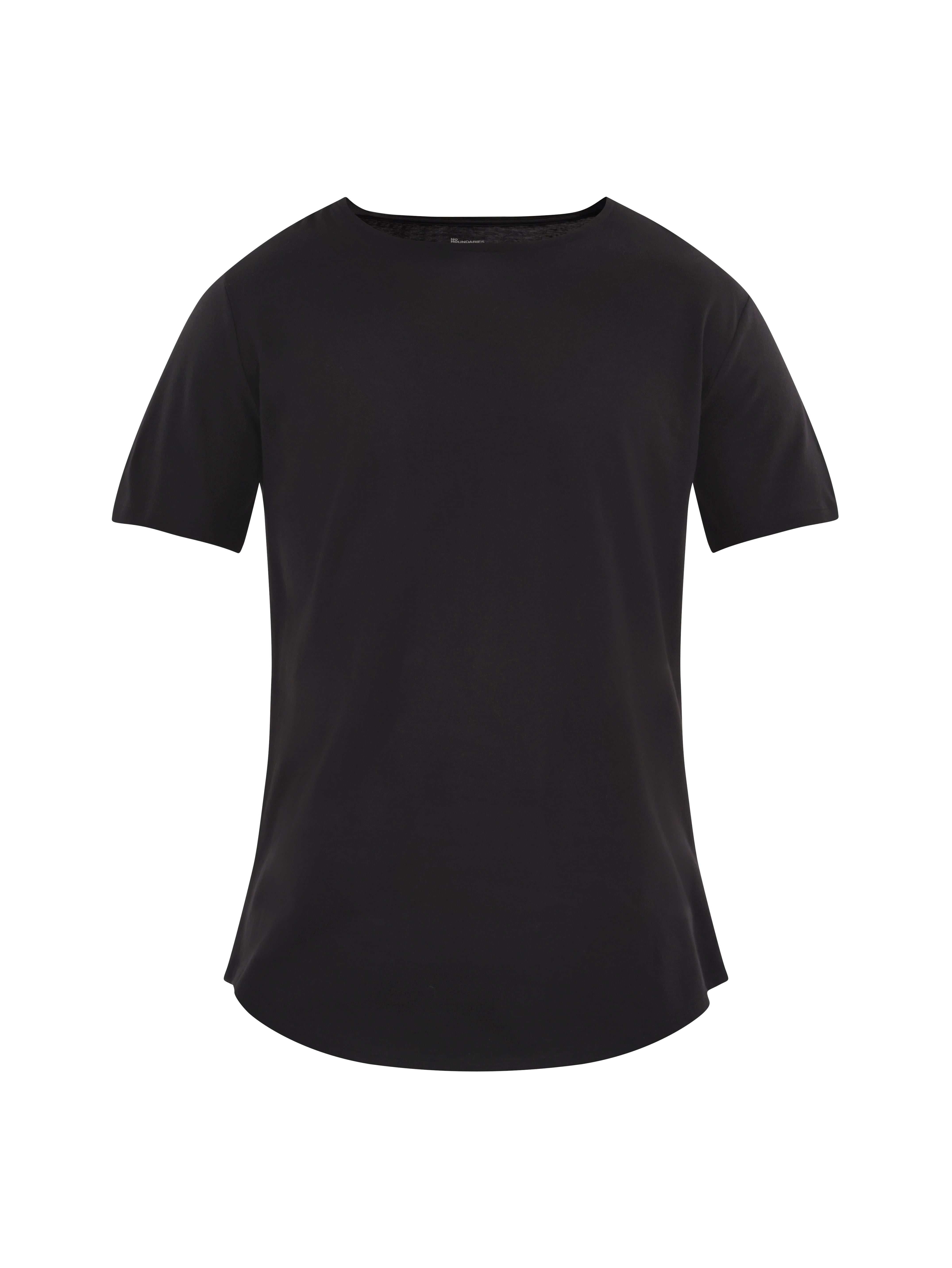 No Boundaries Men's & Big Men's Longline Curved Hem Elongated Tee Shirt, 2-Pack, Sizes XS-5XL