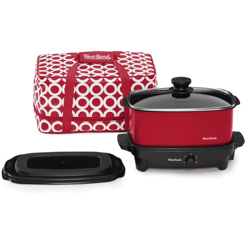 West Bend 5Quart Slow Cooker with Tote