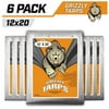 B-Air Grizzly Tarp, 14 x 14 Weave, Multi Purpose Waterproof Tarp, 12X20, Silver, Pack of 6