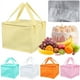 thumbnail image 1 of Bolsa de picnic de gran capacidad para exteriores, cesta de picnic para acampar, bolsa de picnic de viaje, bolsa bento portátil, bolsa de aislamiento térmico amarilla, 1 of 8