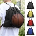 thumbnail image 3 of LJNYFDC Football Storage Bag Drawstring Sports Backpack Detachable Mesh Basketball Foldable Waterproof Large Capacity Casual Volleyball, 3 of 7