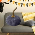thumbnail image 4 of Artificial Velvet Pumpkins Fall Harvest Decor Fabric Foam Pumpkins for Thanksgiving Halloween Table Centerpieces Wedding Farmhouse Autumn Home Decor, 4 of 4