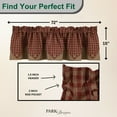 thumbnail image 3 of Park Designs Sturbridge Red Point Valance 15''L, 3 of 5