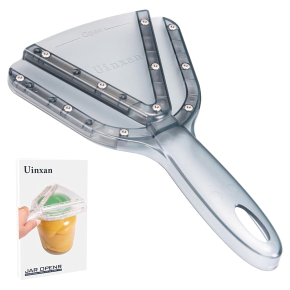 Liquidation! Ouvre-Bocal DomFun pour Main Faible et Aînés avec Bouchons de Bouteille / Gadgets de Cuisine Noël pour Personnes Âgées/femmes/hommes (Rouge)