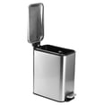 thumbnail image 3 of Rubbish Bin,Stainless Steel Mute Pedal Garbage Can Trash Can Rapid Response, 3 of 7