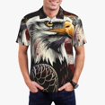 thumbnail image 1 of Fotbe Retro American Eagle A Camiseta Polo de Golf para Hombre con Estampado – Camisa Deportiva Transpirable con Cuello Abotonado-X-Large, 1 of 6